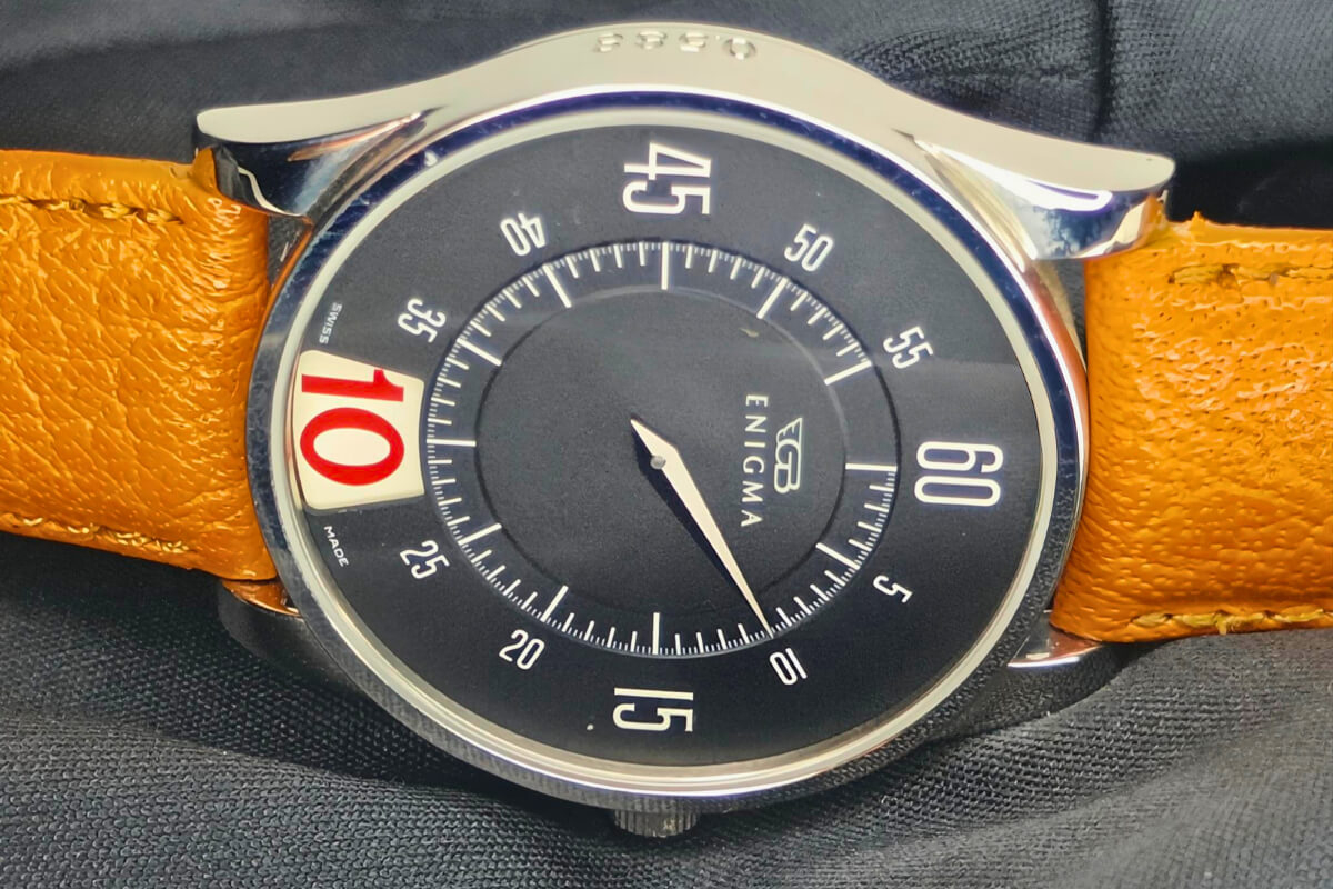 Gianni Bulgari - GB Enigma quadrante nero. Orologio usato