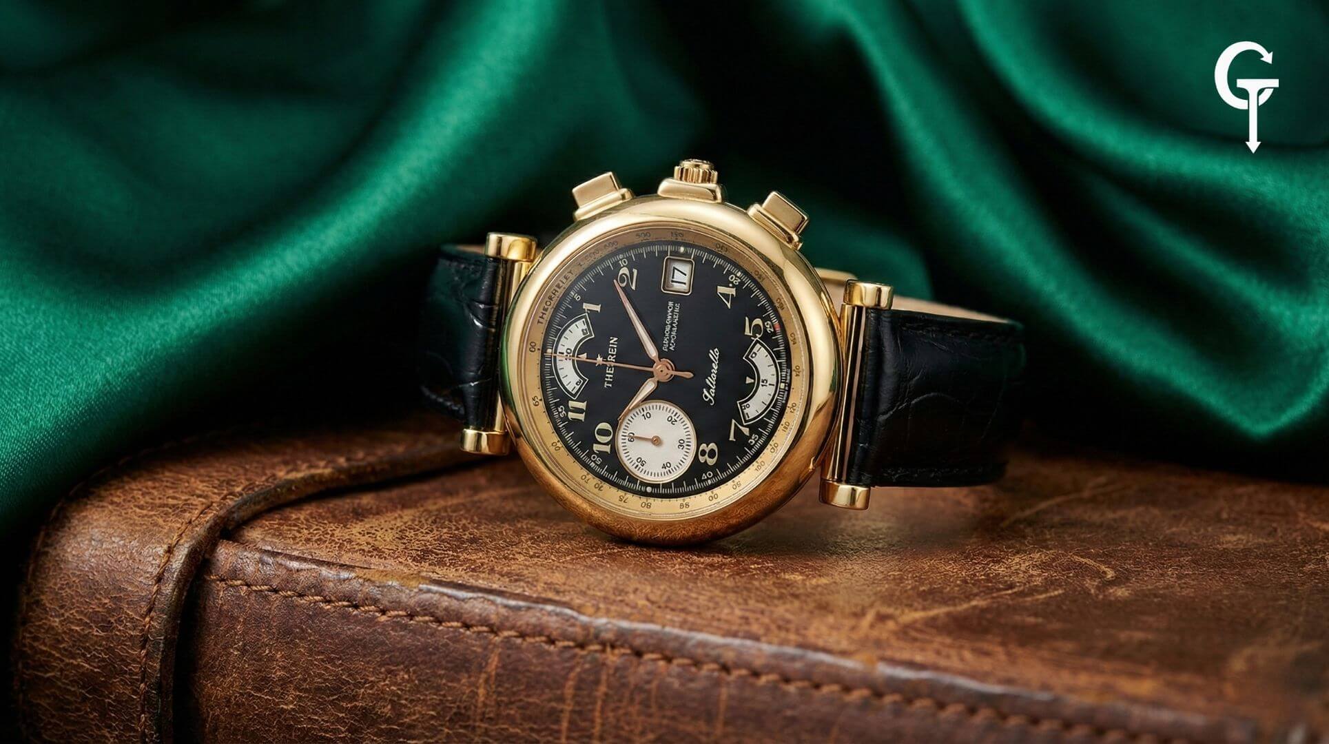 Orologio vintage Theorein. Orologio di secondo polso d'oro. Shop GT orologerie