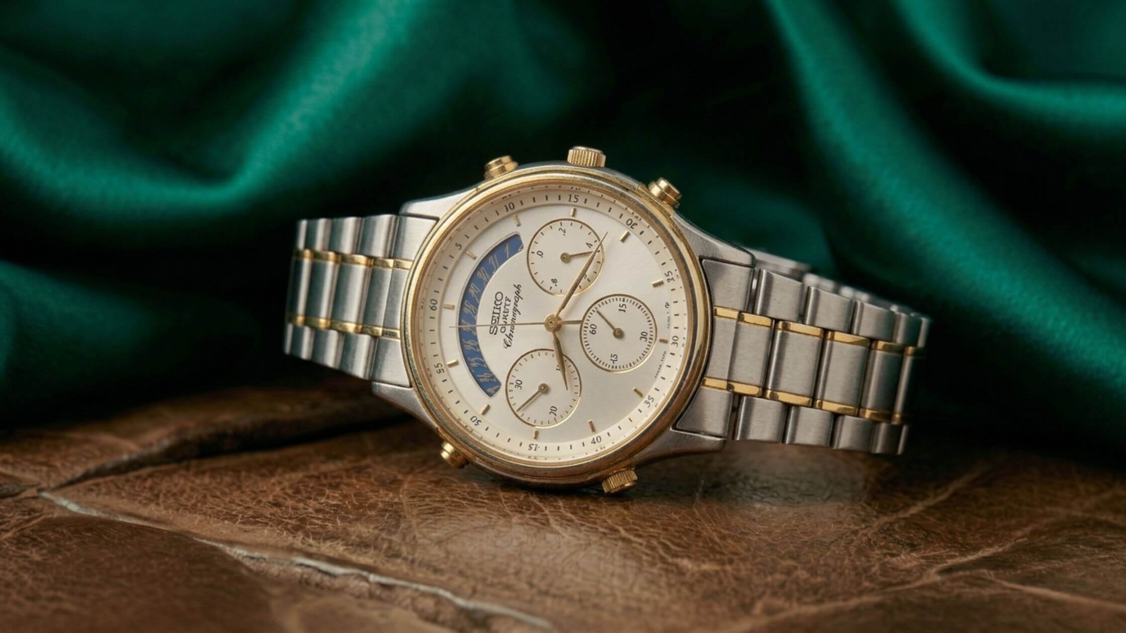 Seiko vintage anni 80 prezzo. Primo Seiko al quarzo cronografo 7a34-7000